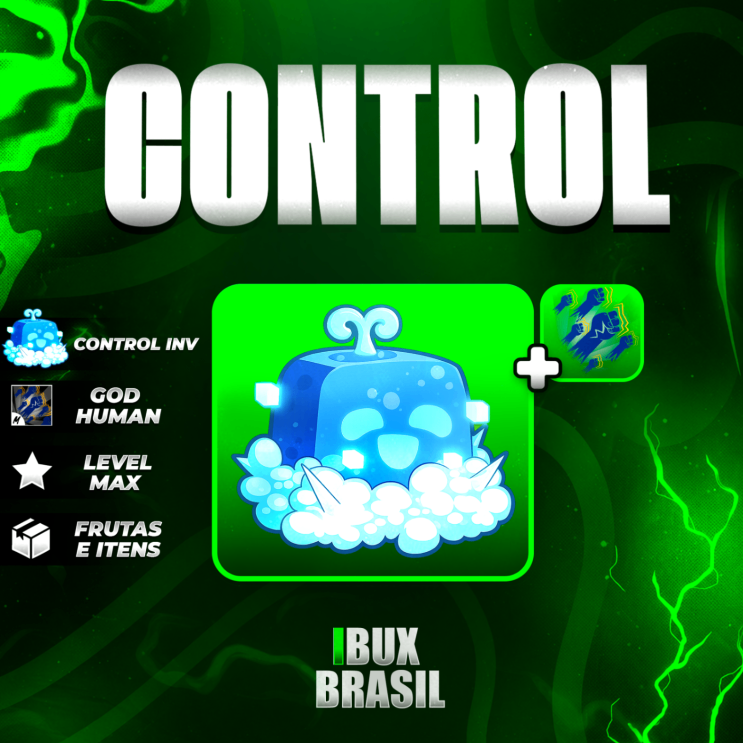 🌀 CONTROL REWORK + GODHUMAN + ITENS MÍTICOS!