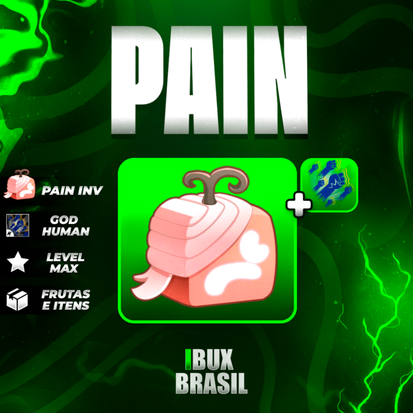 🐾 PAIN NO INVENTÁRIO + GODHUMAN + ITENS LEGENDARY!