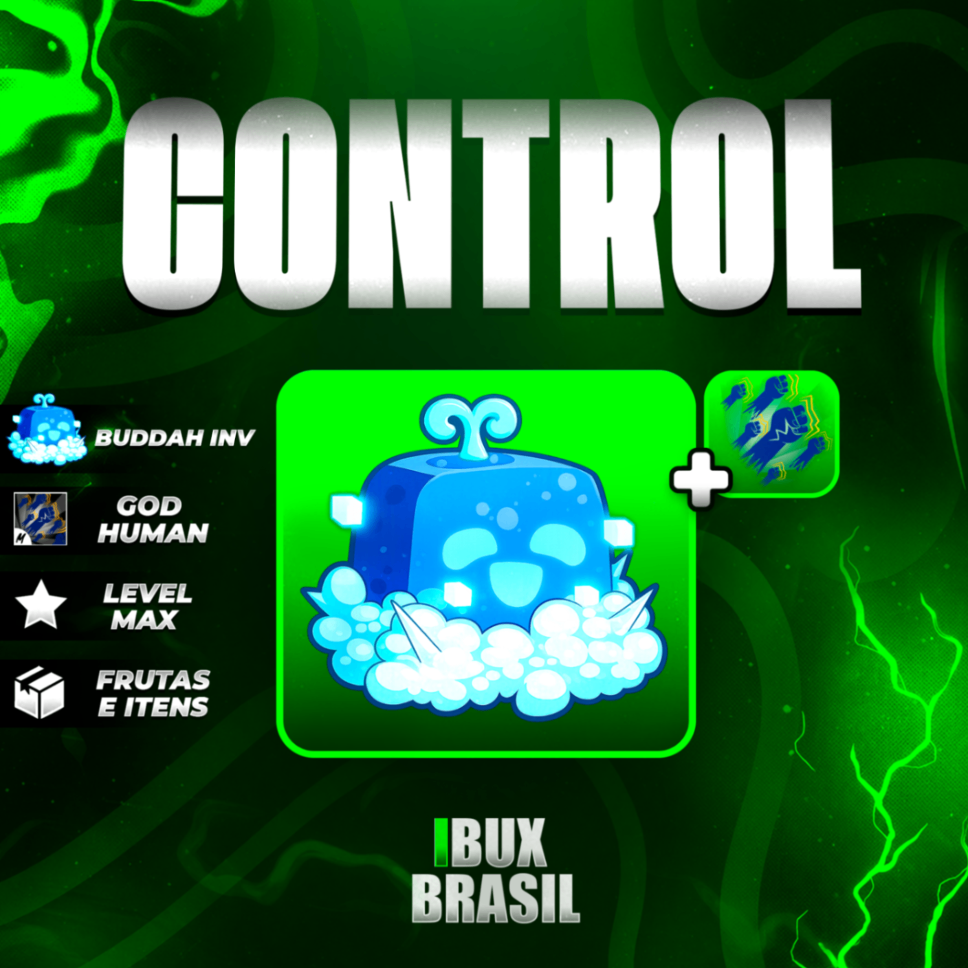 🌀 CONTROL REWORK + GODHUMAN + ITENS MÍTICOS!