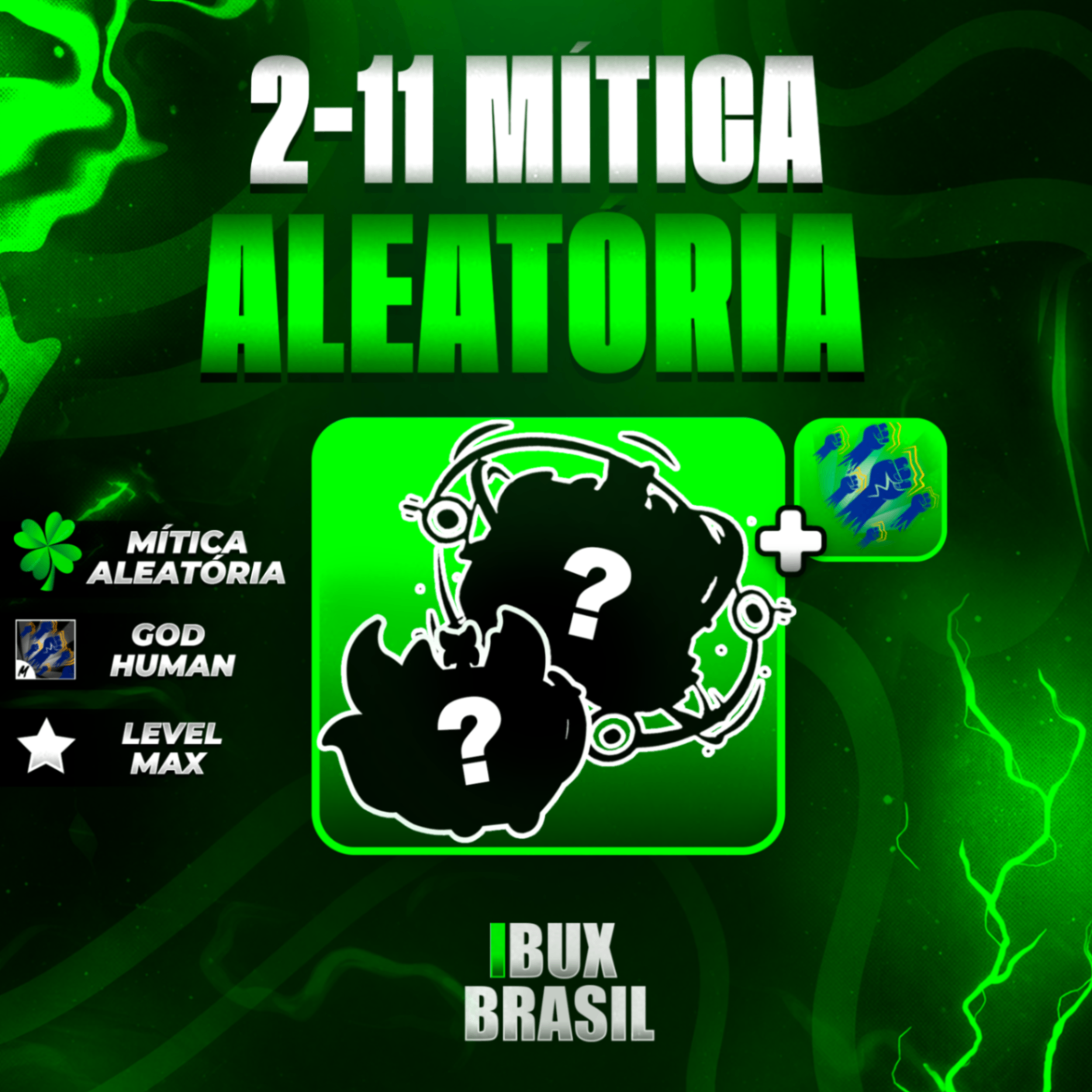 ⭐ COMBO 2 - 11 MÍTICAS NO INVENTÁRIO + ITENS MÍTICOS!