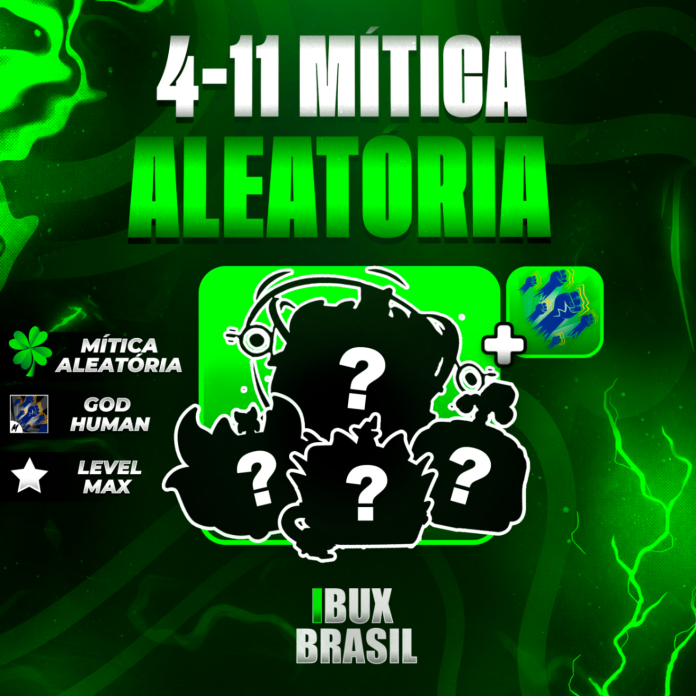 ⭐ COMBO 4 - 11 MÍTICAS NO INVENTÁRIO + ITENS MÍTICOS!