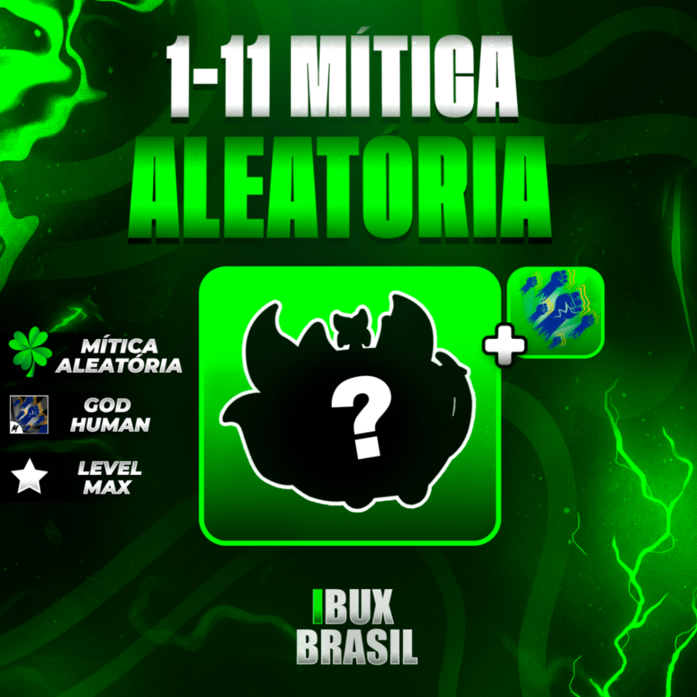 ⭐ COMBO 1 A 11 MÍTICAS NO INVENTÁRIO + ITENS MÍTICOS!