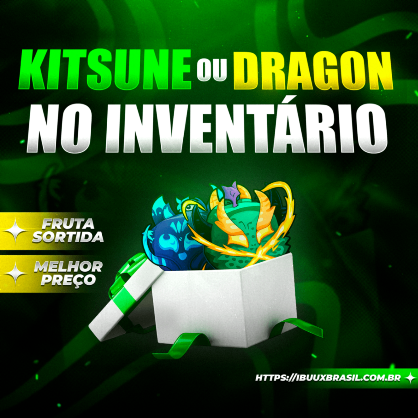 🐲 KITSUNE OU DRAGON NO INVENTÁRIO