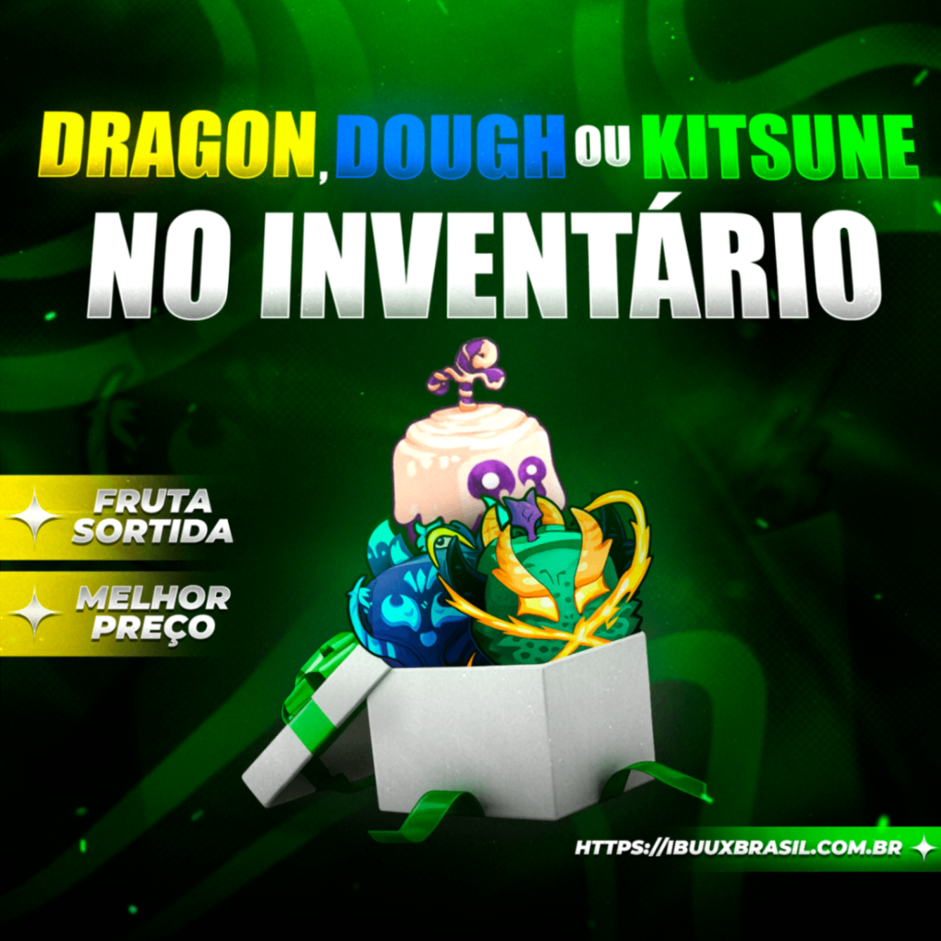 🎂 KITSUNE, DRAGON OU DOUGH NO INVENTÁRIO