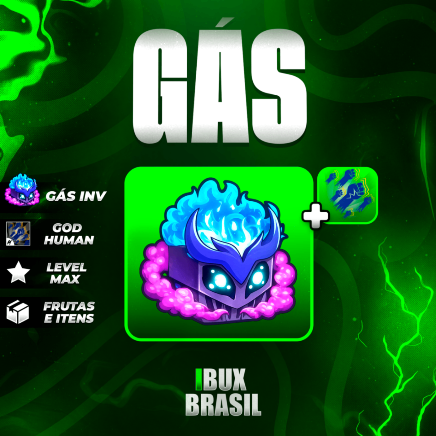 🍇 GÁS NO INVENTÁRIO + GODHUMAN + ITENS MÍTICOS!