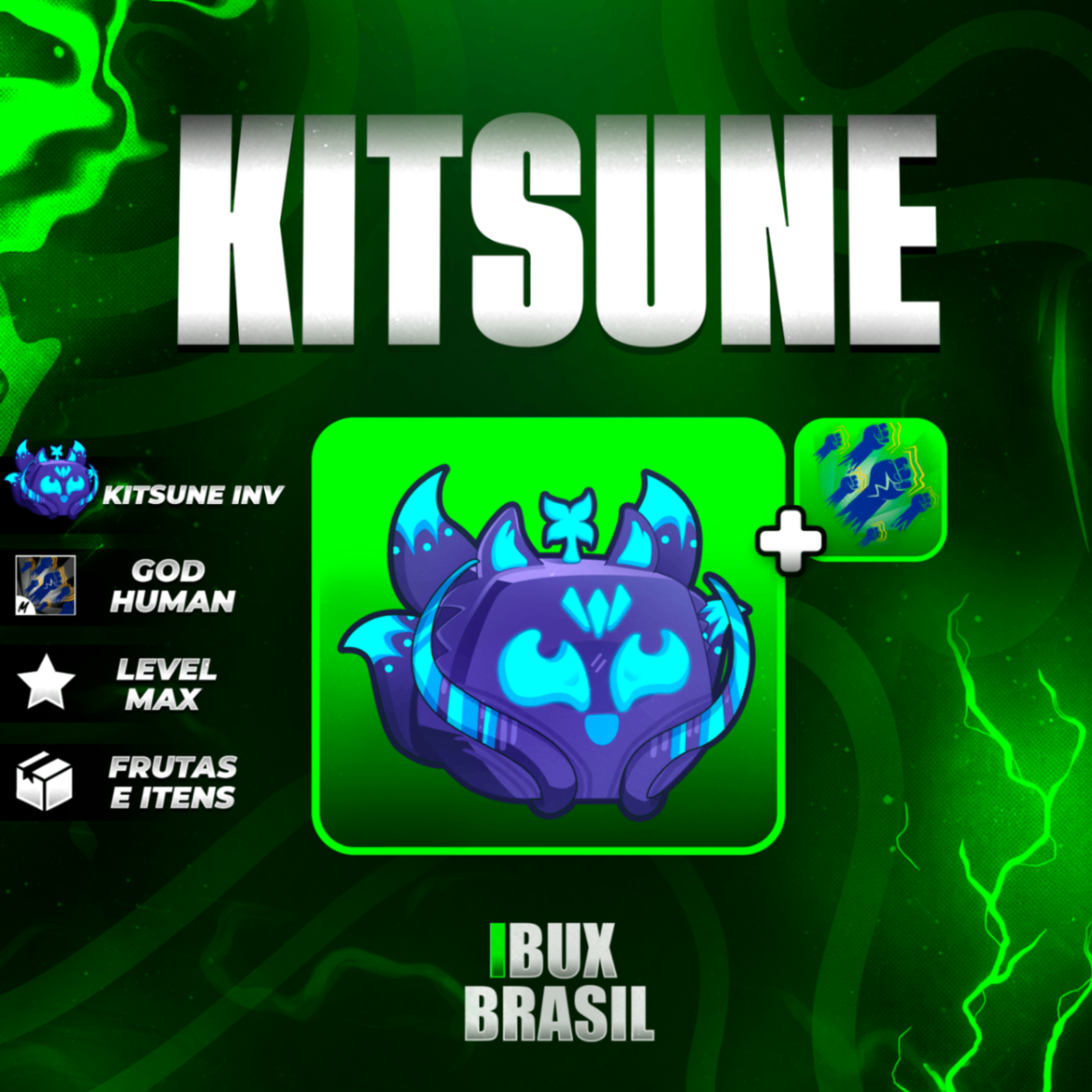 🦊 KITSUNE NO INVENTÁRIO + GODHUMAN + ITENS MÍTICOS!