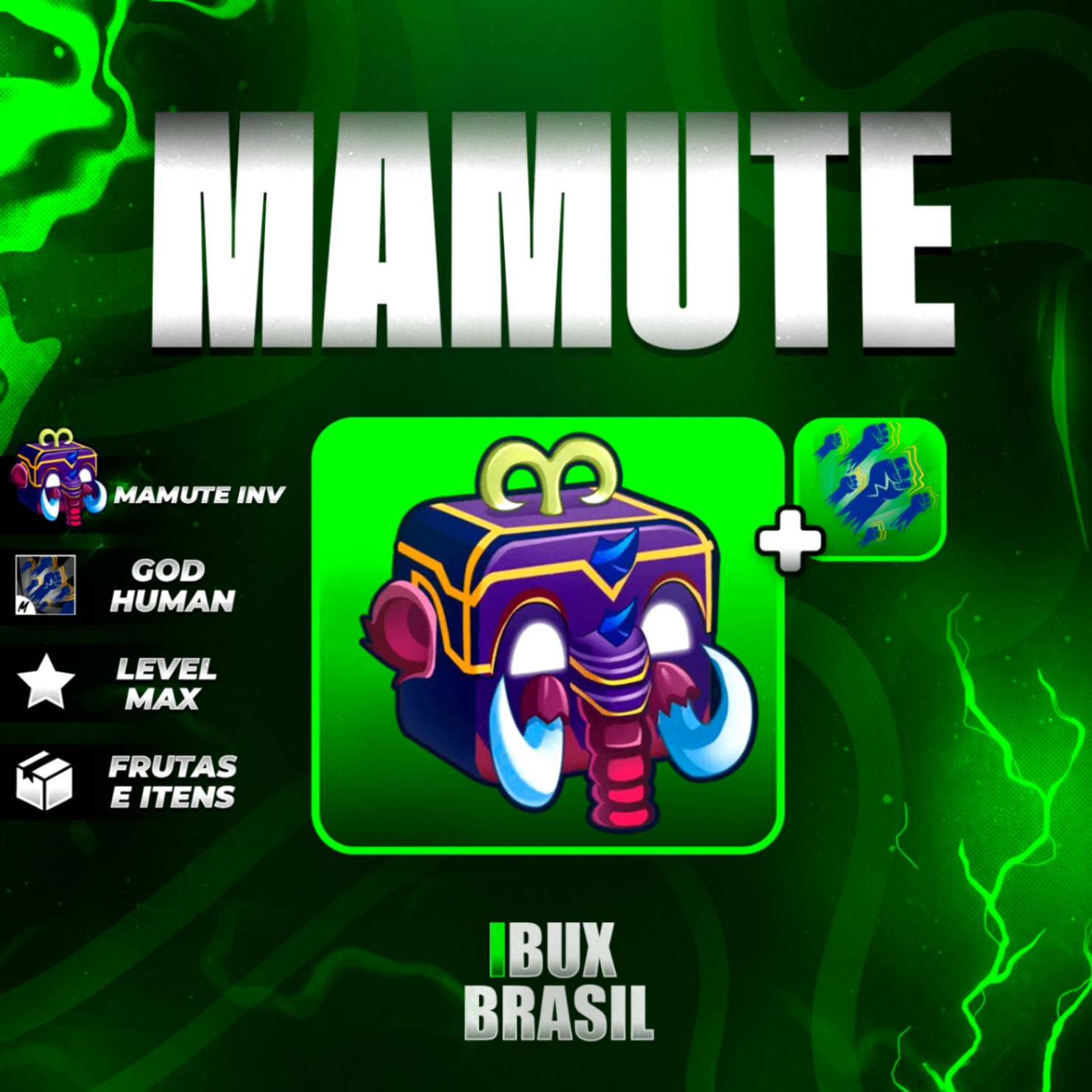 🐘 MAMUTE NO INVENTÁRIO + GODHUMAN + ITENS MÍTICOS!